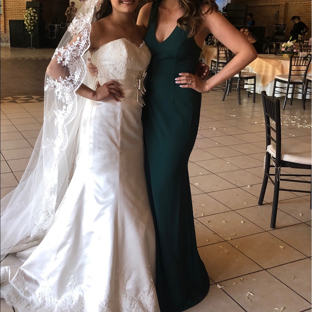 Scuba crepe Mermaid dress - Picture 4 of 5